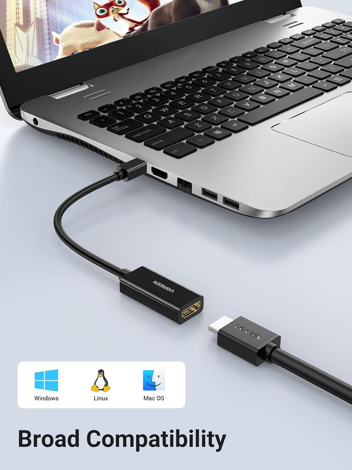 UGREEN 40360 4K Mini DisplayPort to HDMI Adapter