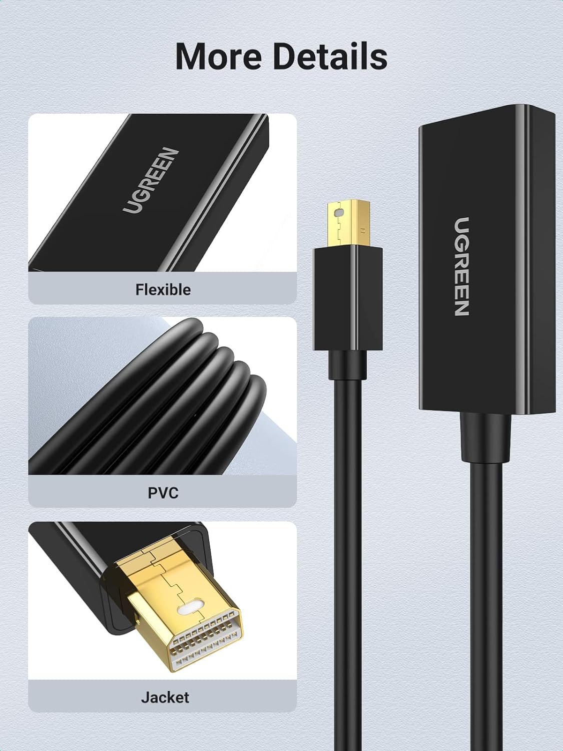 UGREEN 40360 4K Mini DisplayPort to HDMI Adapter