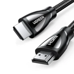 UGREEN 80403 8K HDMI Cable 2.1 (2 Meter) 48Gbps Ultra High Speed Braided HDMI Cord 10K 8K@60Hz 4K@240Hz, eARC HDR10 HDCP 2.2&2.3, HDMI Cable Compatible with PS5/Xbox Series X/Roku TV/HDTV/Blu-ray - UGREEN PK