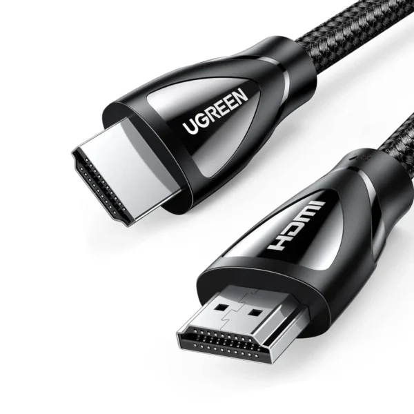 UGREEN 80403 8K HDMI Cable 2.1 (2 Meter) 48Gbps Ultra High Speed Braided HDMI Cord 10K 8K@60Hz 4K@240Hz, eARC HDR10 HDCP 2.2&2.3, HDMI Cable Compatible with PS5/Xbox Series X/Roku TV/HDTV/Blu-ray - UGREEN PK