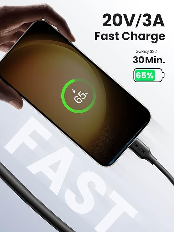 UGREEN 50997 USB-C to USB-C Cable 1 Meter 60W - UTECH