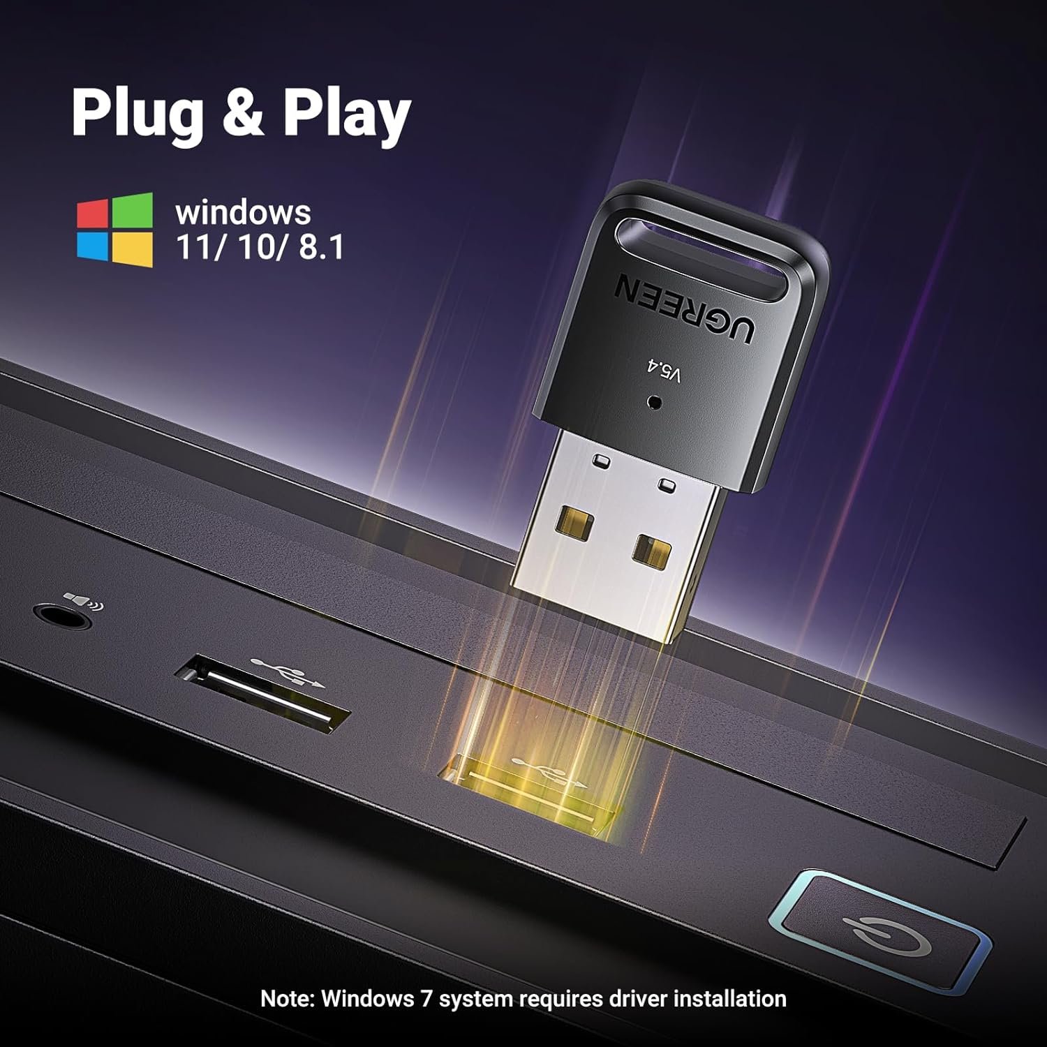 UGREEN 35058 USB Bluetooth 5.4 Adapter for PC - UTECH