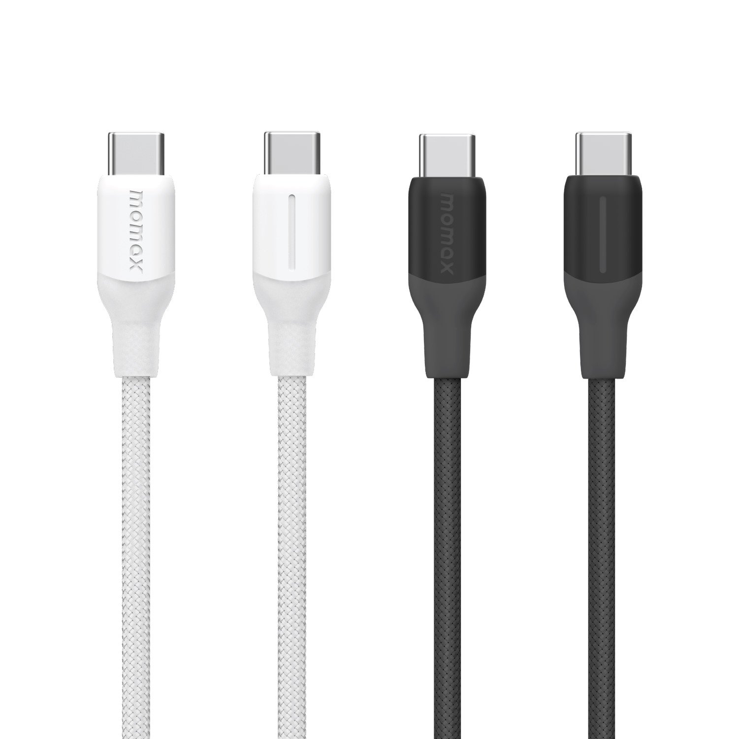 MOMAX 1-Link Flow DC26W 100W USB-C to USB-C PD Fast Charging Cable (3 Meter) White Durable
