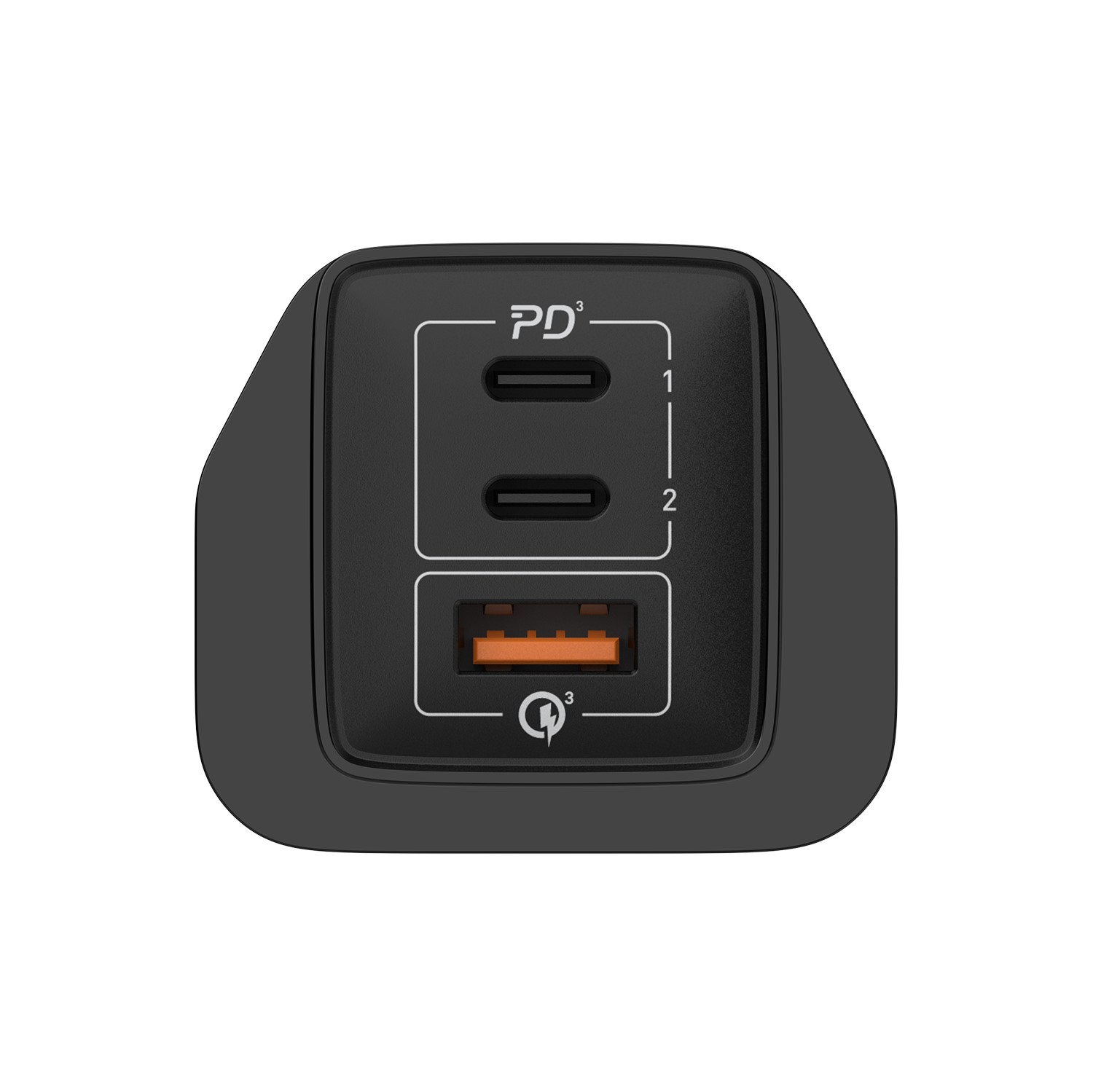 MOMAX UM30EUD OnePlug 67W 3-Port GaN Charger