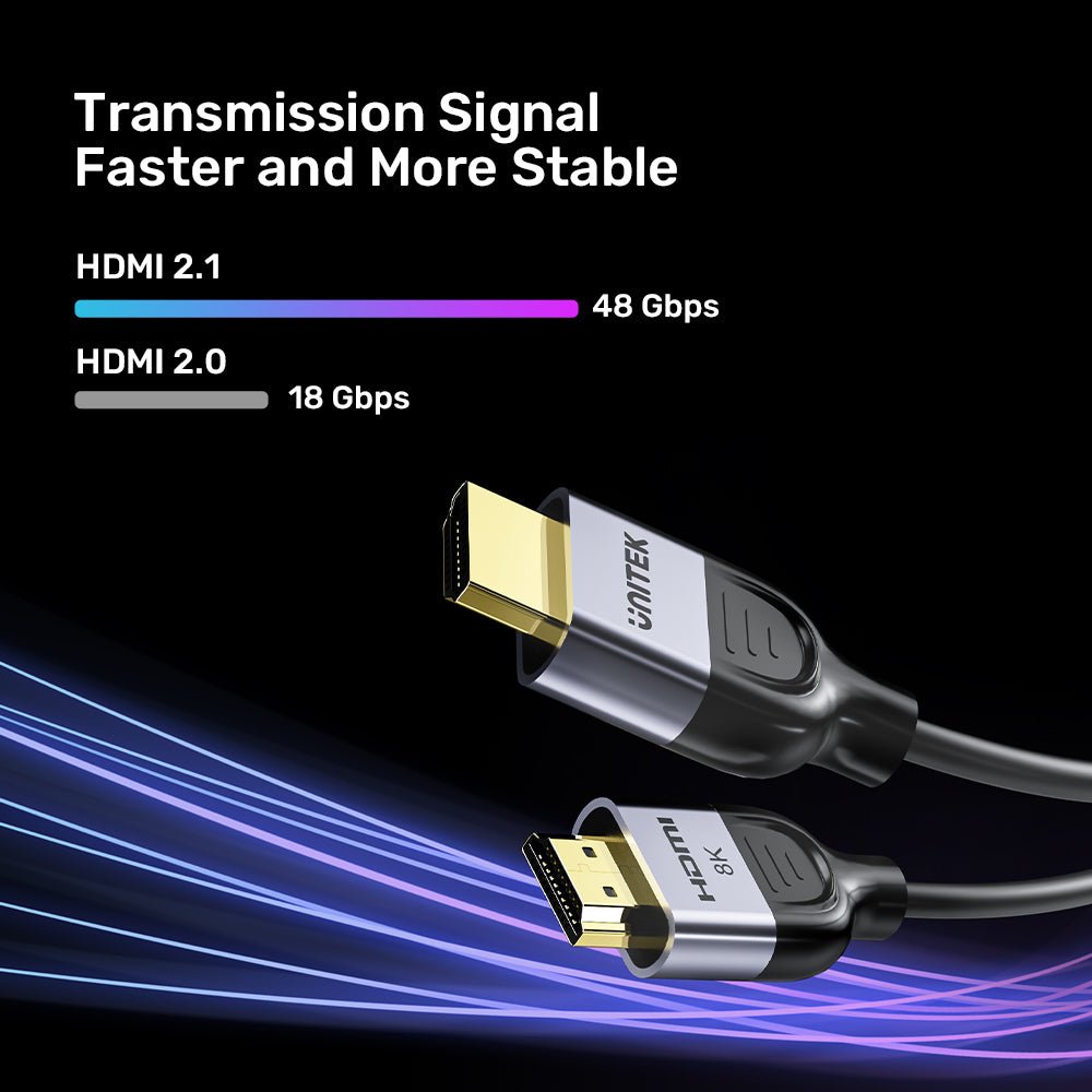 UNITEK C11086GY01 8K HDMI 2.1 Cable 5 Meter 48Gbps - UTECH