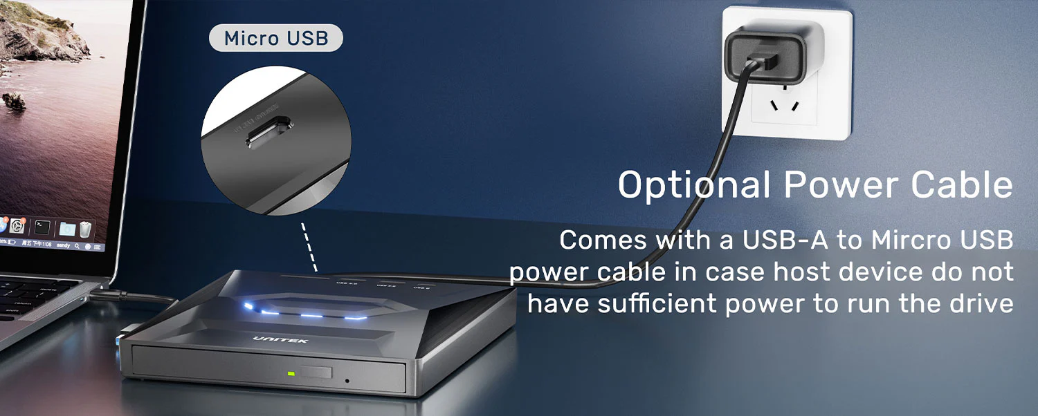 UNITEK External Optical Drive Price in Pakistan UNITEK T1037A01 External Optical Drive 5-in-1 Hub - UTECH