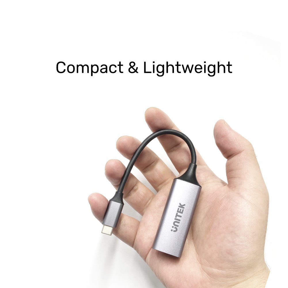 UNITEK U1312A USB-C to Gigabit Ethernet Adapter UNITEK U1312A USB-C to Gigabit Ethernet Adapter - UTECH