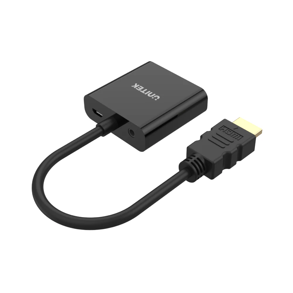 UNITEK Y-6333 HDMI to VGA Adapter with Audio 1080P - UTECH