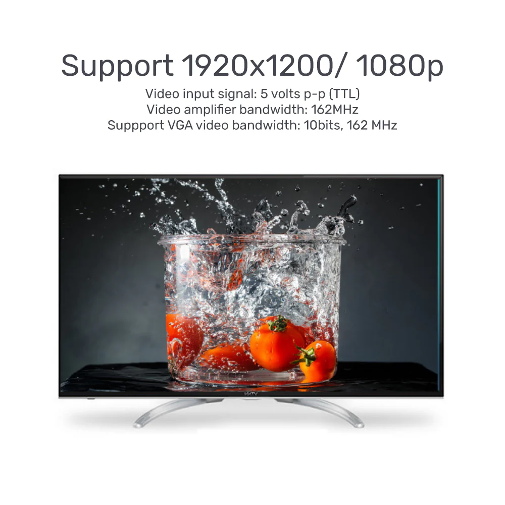 UNITEK Y-6333 HDMI to VGA Adapter with Audio 1080P - UTECH