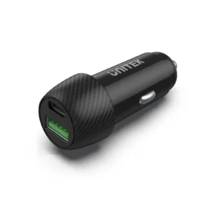 UNITEK P1400A 38W Dual Port USB-C PD Car Charger - UTECH