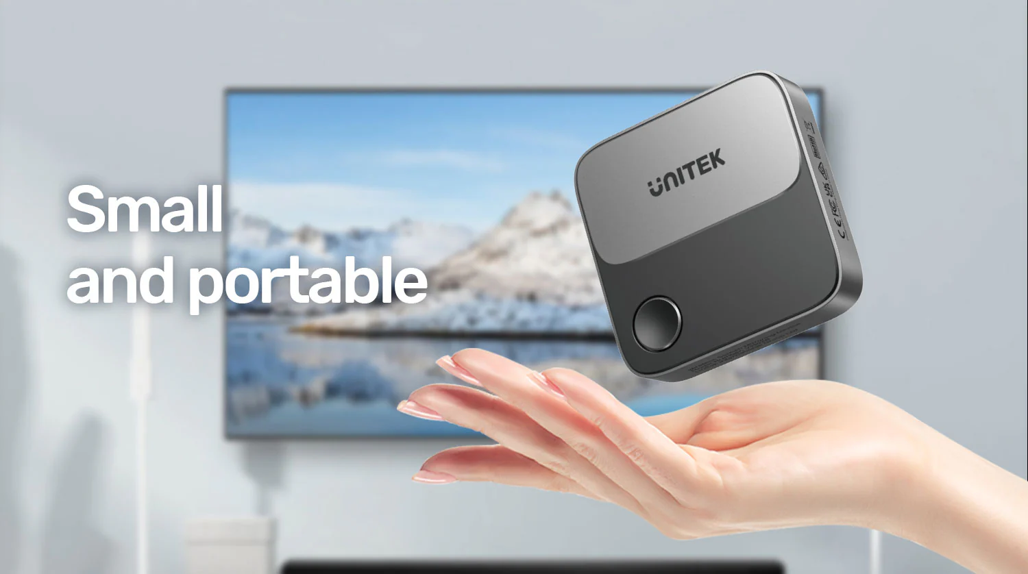 UNITEK V1162B01 Wireless Screen Mirroring Device UNITEK V1162B01 Wireless Screen Mirroring Device 4K - UTECH