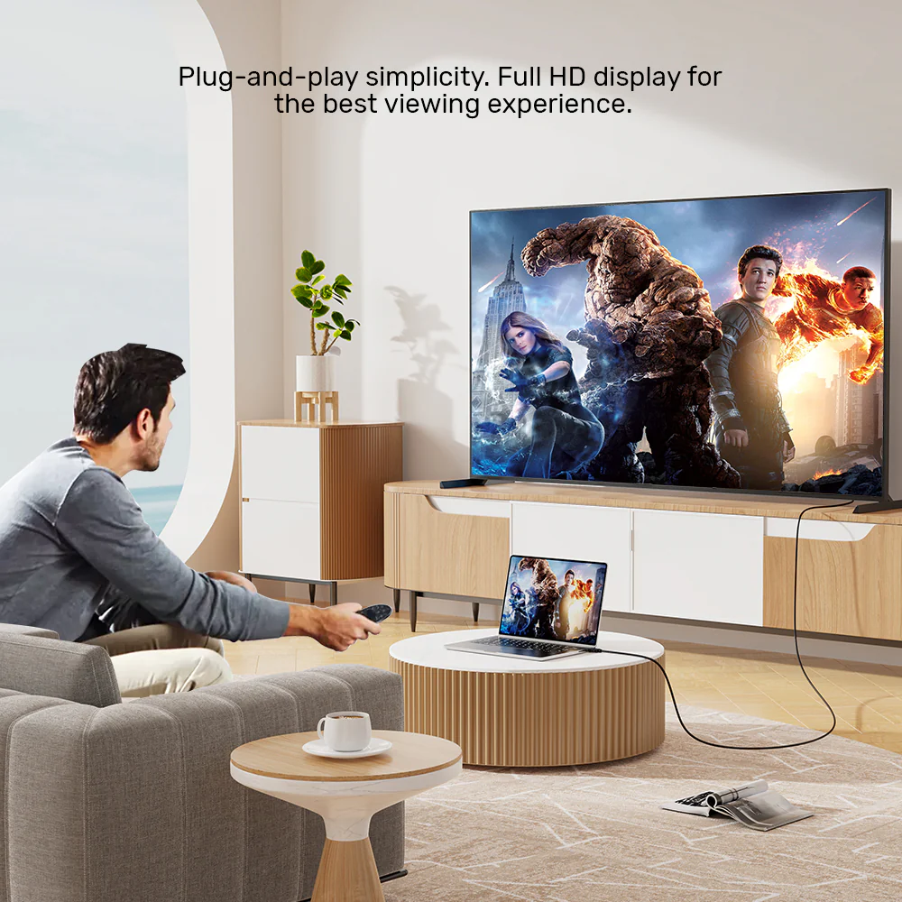 UNITEK V1185A01 HDMI to VGA Cable 2 Meter 1080P - UTECH