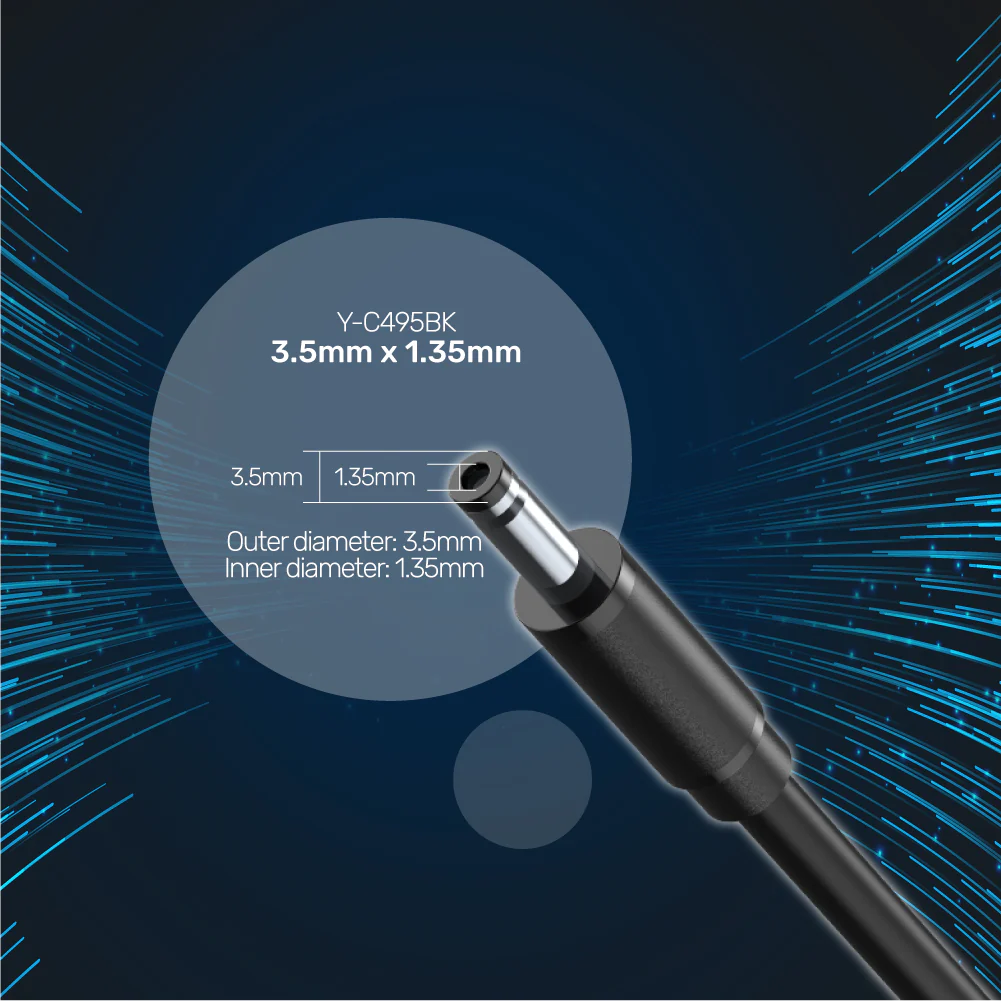 UNITEK Y-C495BK USB-A to DC Power Charging Cable - UTECH