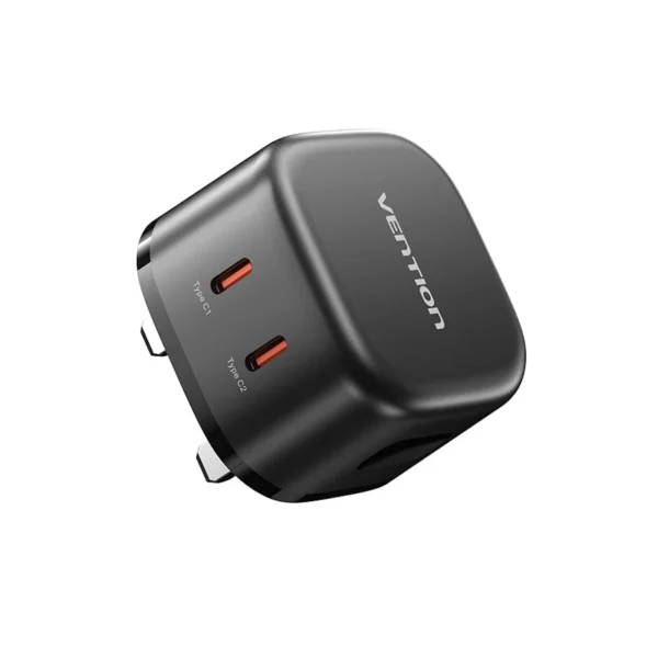 VENTION FESB0-UK 45W GaN Dual USB-C Charger - UTECH