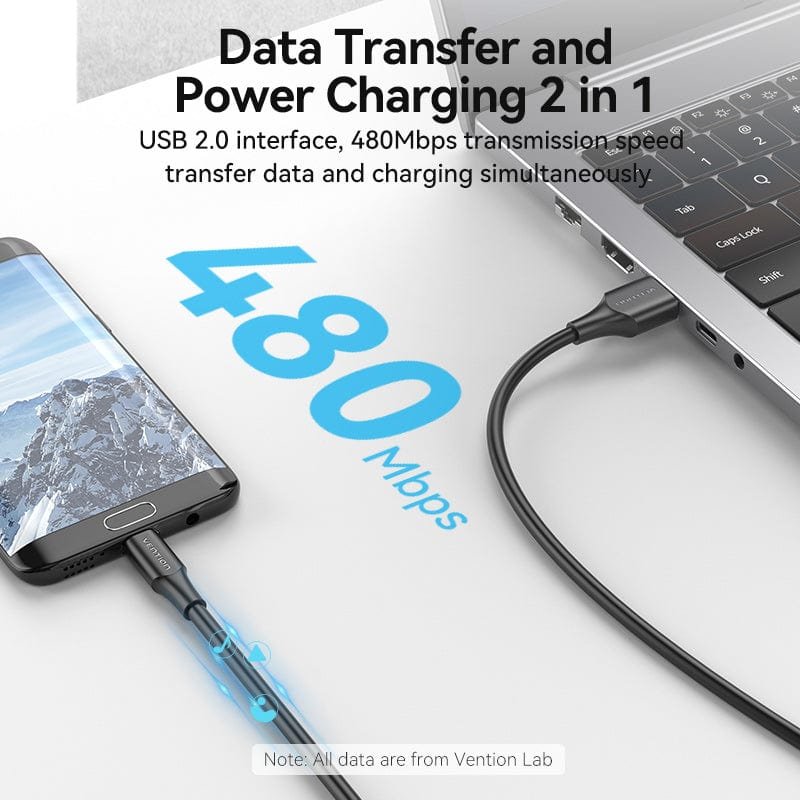 Buy VENTION USB 2.0 A to Micro USB Cable 2A Fast Charging & 480Mbps Data Transfer Online in Pakistan - UGREEN PK