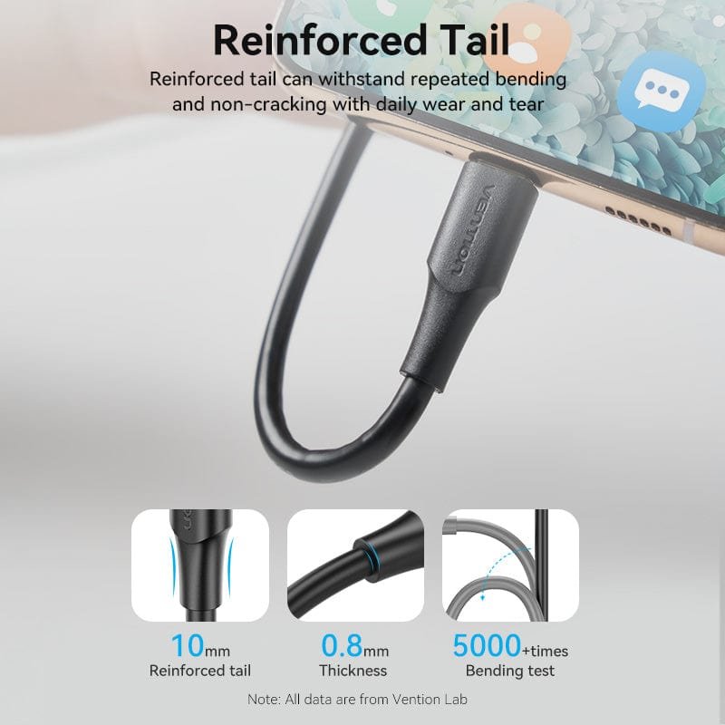 Buy VENTION USB 2.0 A to Micro USB Cable 2A Fast Charging & 480Mbps Data Transfer Online in Pakistan - UGREEN PK