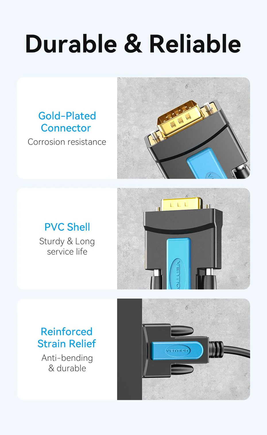 VENTION USB to RS232 Adapter Price in Pakistan VENTION VAS-C02 USB to RS232 DB9 Adapter Cable - UTECH