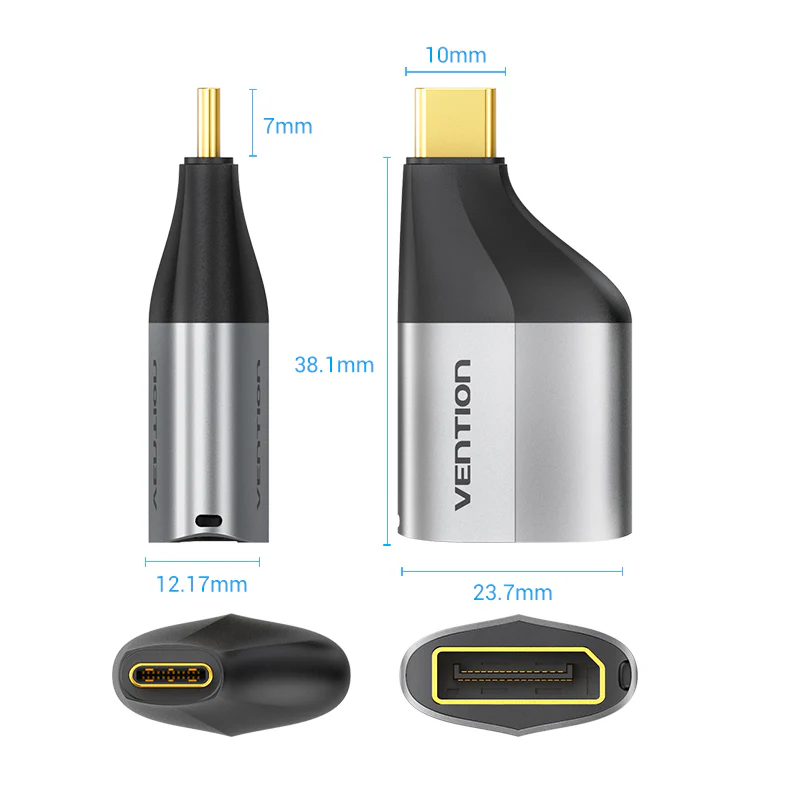 VENTION TCCH0 USB-C to DisplayPort Adapter 4K 60Hz - UTECH