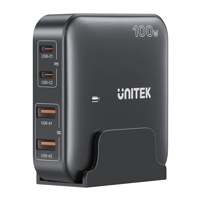 UNITEK P1229ABK01 100W 4-Port GaN Desktop Charger - UTECH