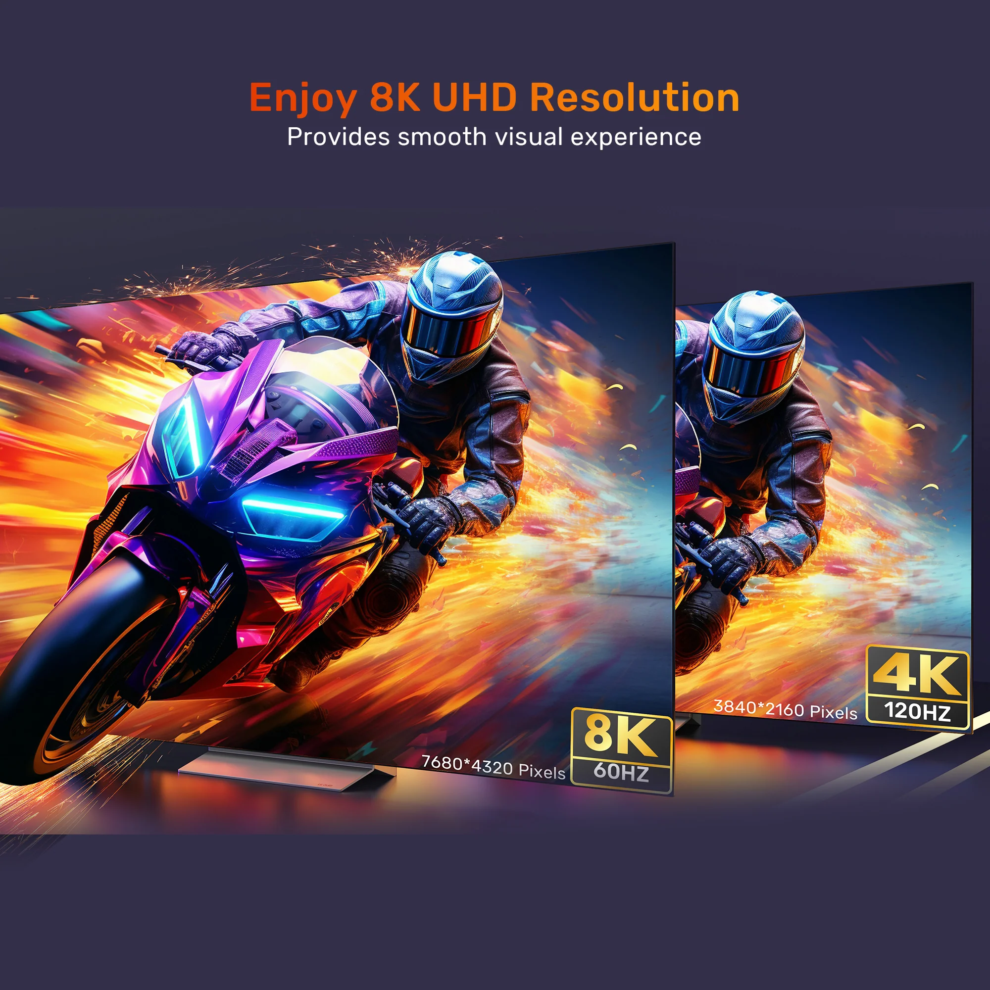 UNITEK C11091AGY01 8K HDMI Extension Cable 2 Meter UNITEK C11091AGY01 8K HDMI Cable 2 Meter 48Gbps - UTECH