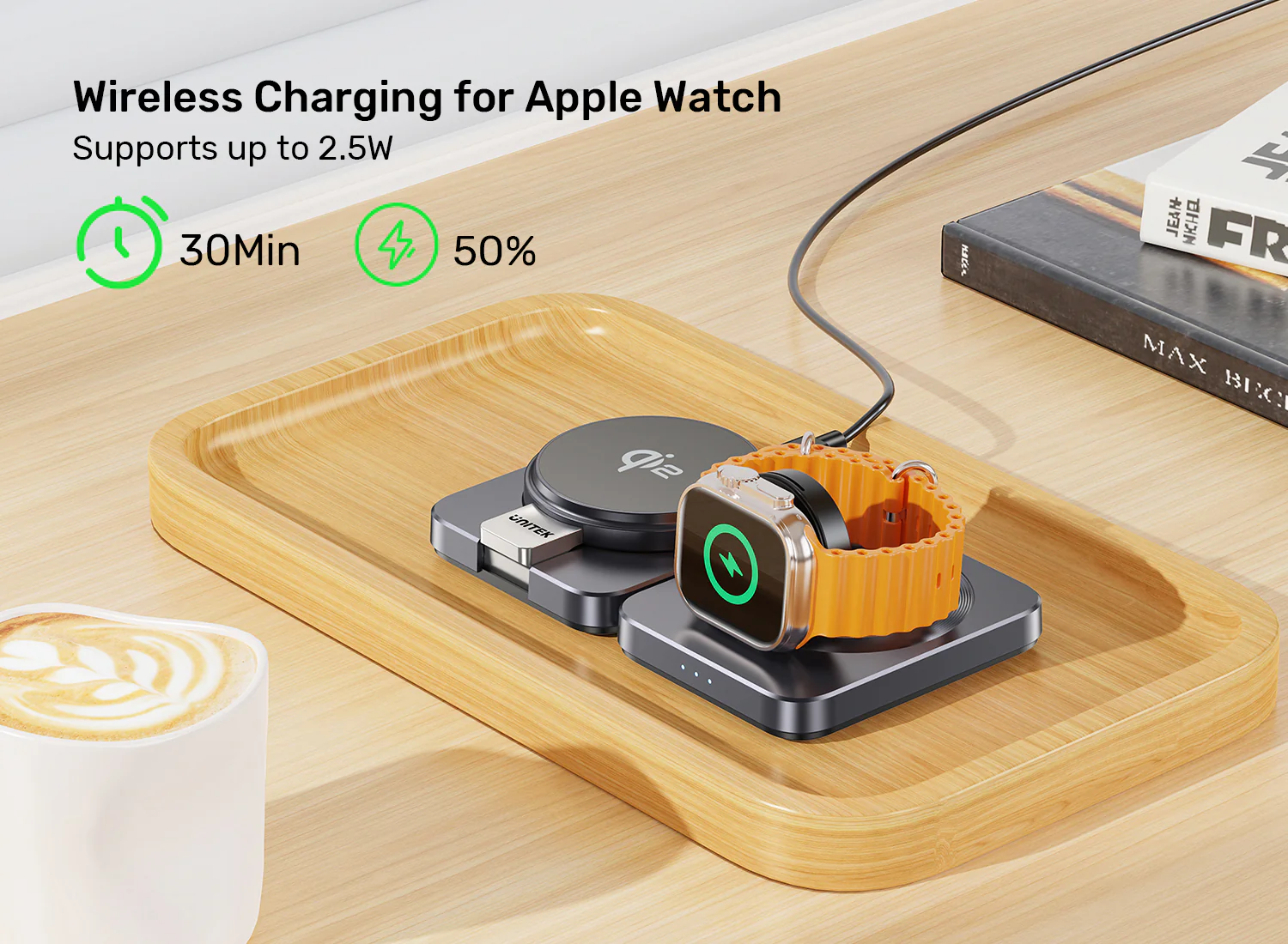 UNITEK Qi2 3-in-1 Charger Price in Pakistan UNITEK P1300AGY01 Qi2 3-in-1 Foldable Charger - UTECH