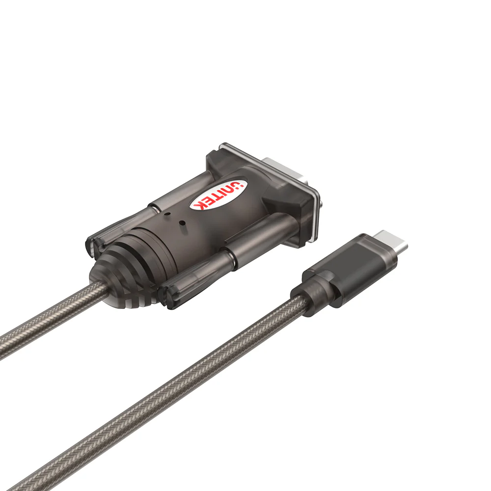 UNITEK Y-1105K USB-C to Serial RS232 Cable 1.2Mbps - UTECH