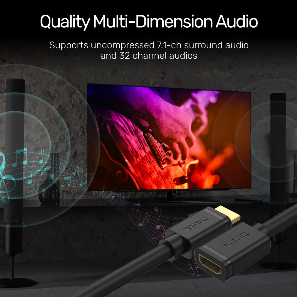 UNITEK Y-C166K 4K HDMI Extension Cable 3 Meter - UTECH