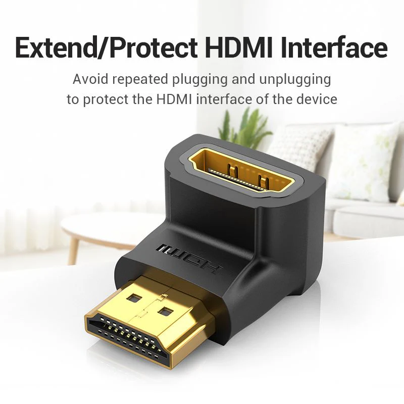 VENTION AIOB0 HDMI 90° Male to Female Adapter 4K - UTECH