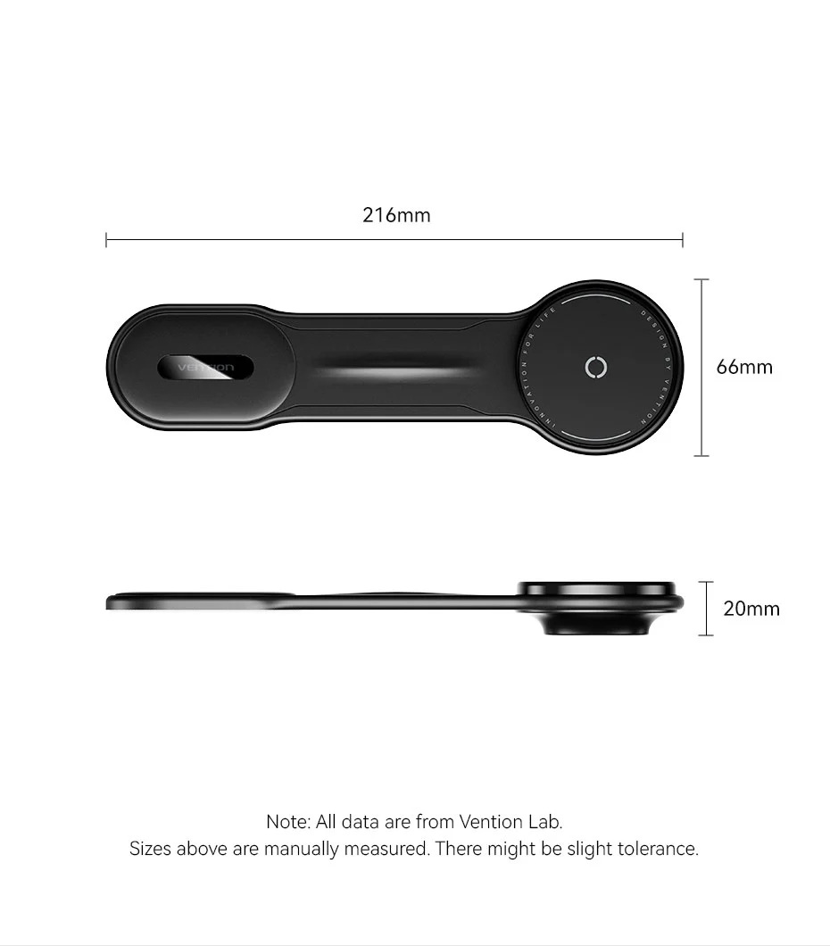 VENTION KSJB0 Wireless Car Mount Charger VENTION KSJB0 Wireless Car Mount Charger 15W Magnetic - UTECH