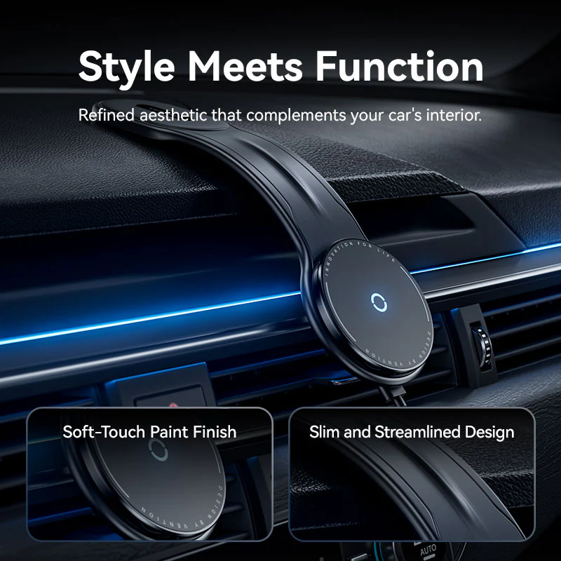 VENTION KSJB0 Wireless Car Mount Charger 15W Magnetic - UTECH