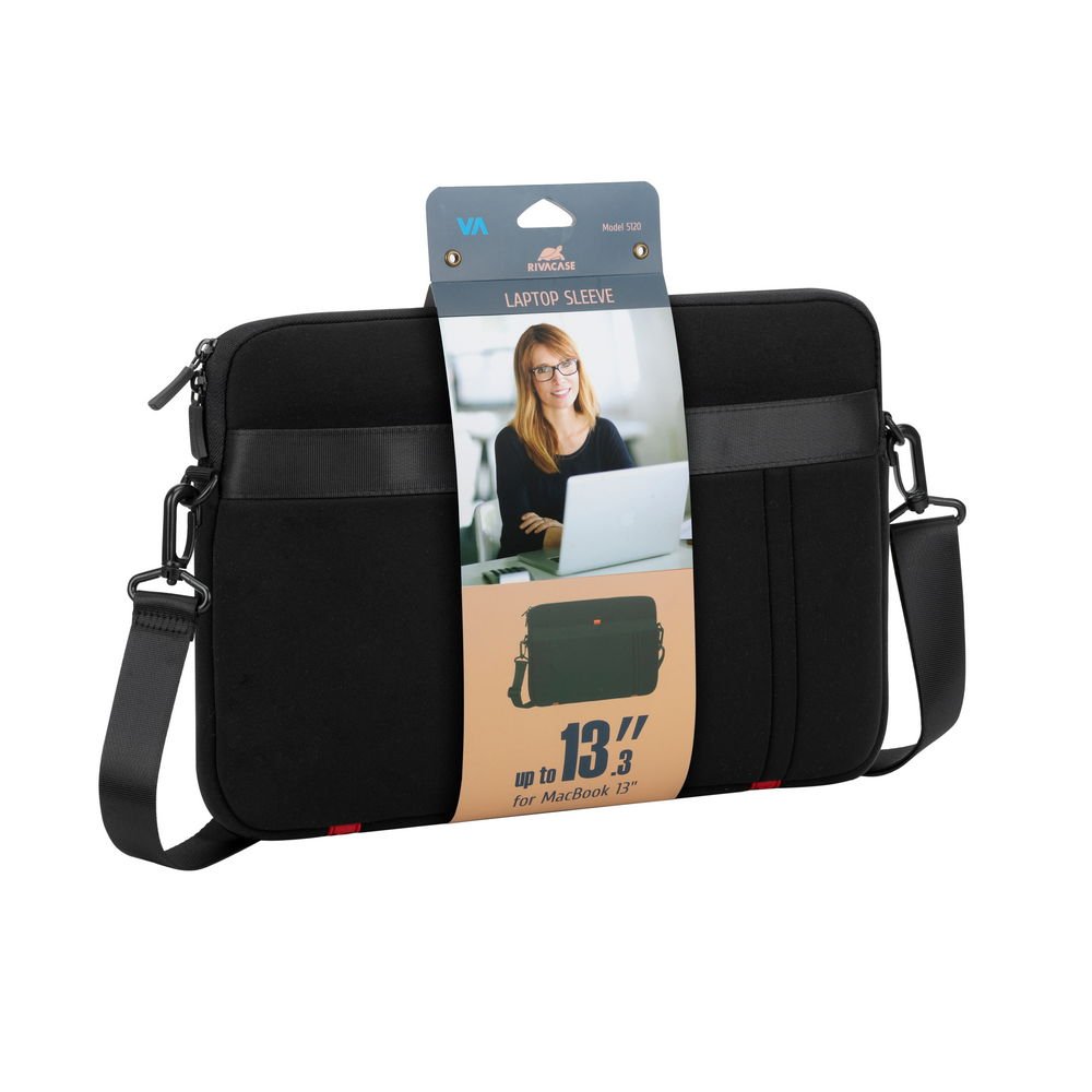 Buy RIVACASE 5120ย 13.3 Inch Laptop Sleeve Caseย Bag for MacBook Air/Pro (Black) Online in Pakistan - UGREEN PK