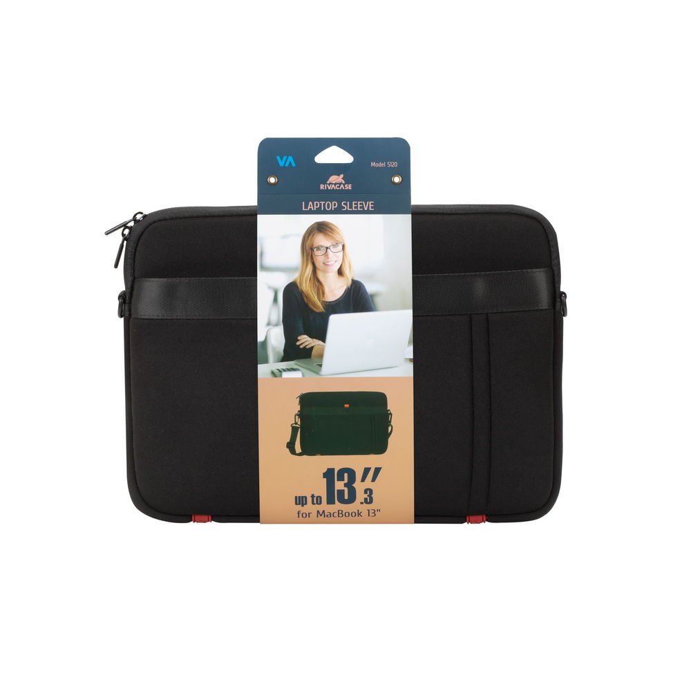 Buy RIVACASE 5120ย 13.3 Inch Laptop Sleeve Caseย Bag for MacBook Air/Pro (Black) Online in Pakistan - UGREEN PK