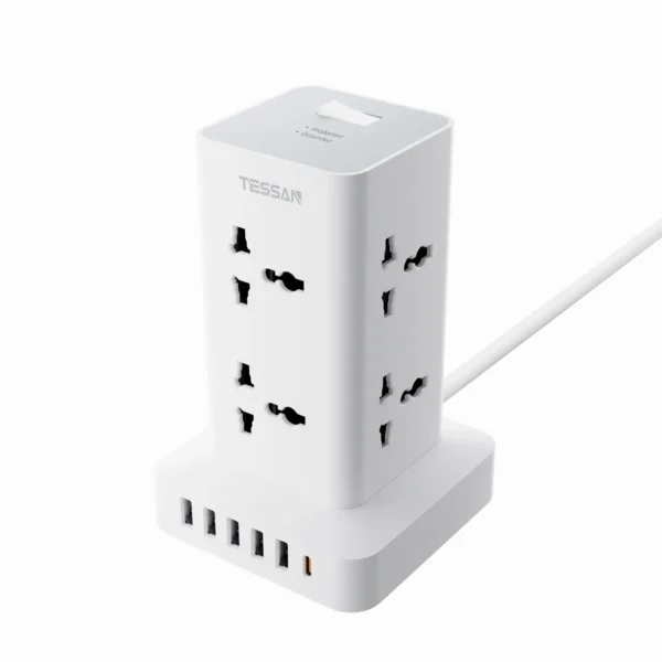 TESSAN TS-TPS01AL30 14-in-1 Universal Power Strip - UTECH