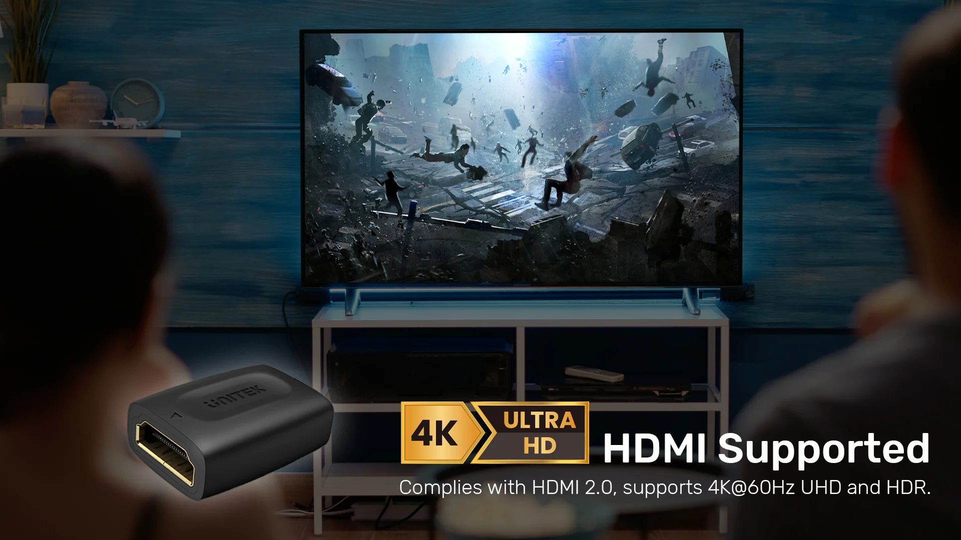 UNITEK A1013BK 4K HDMI Coupler Female to Female - UTECH