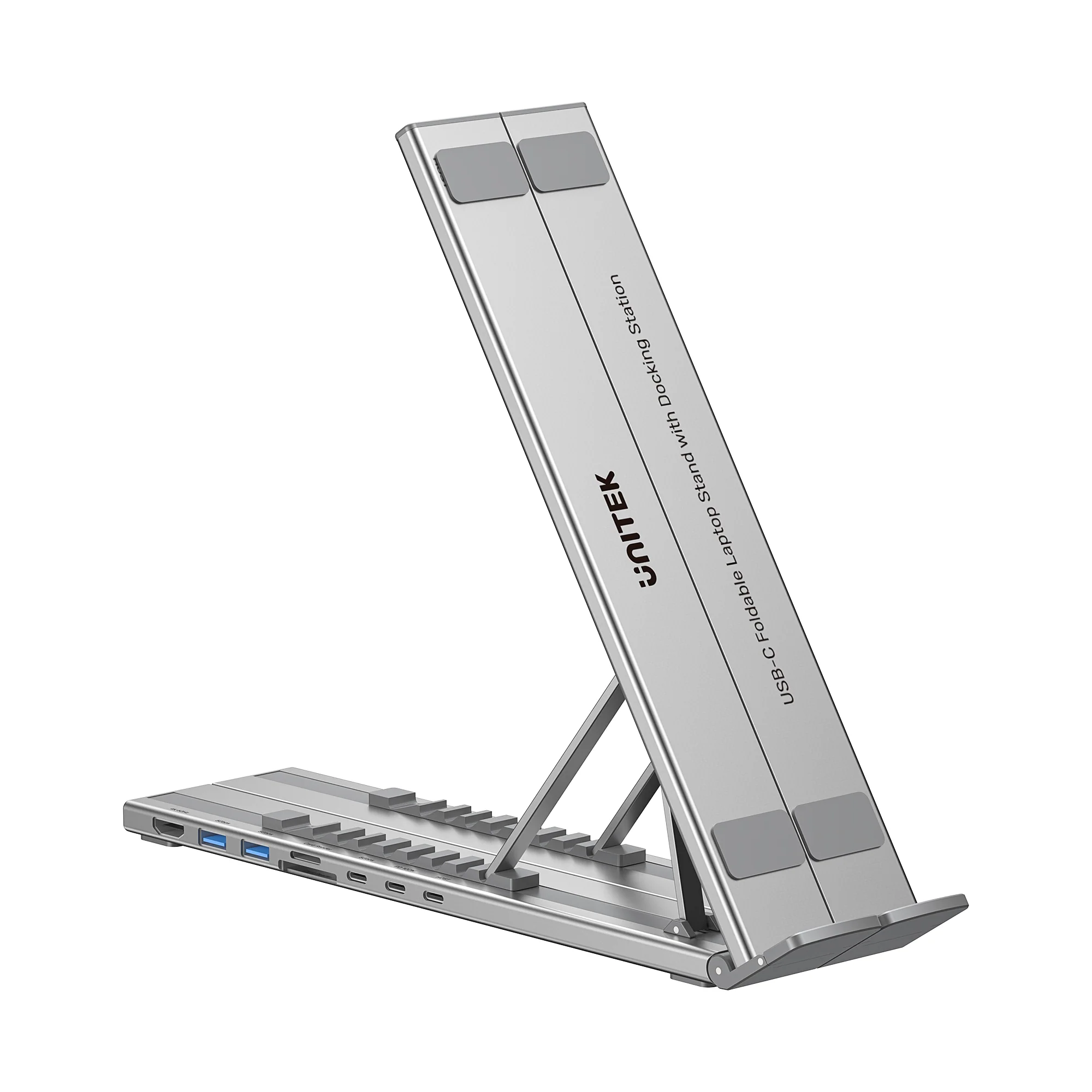 UNITEK D1137AGY01 Foldable Laptop Stand 7-in-1 Dock - UTECH