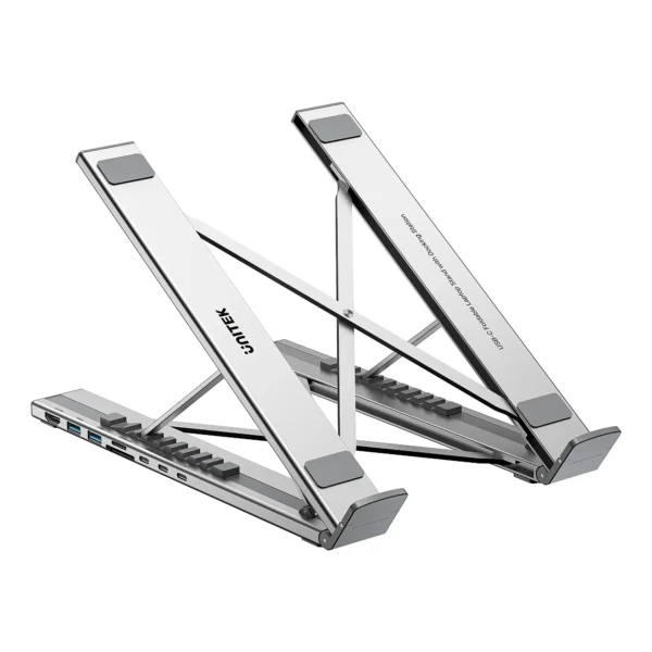 UNITEK D1137AGY01 Foldable Laptop Stand 7-in-1 Dock - UTECH