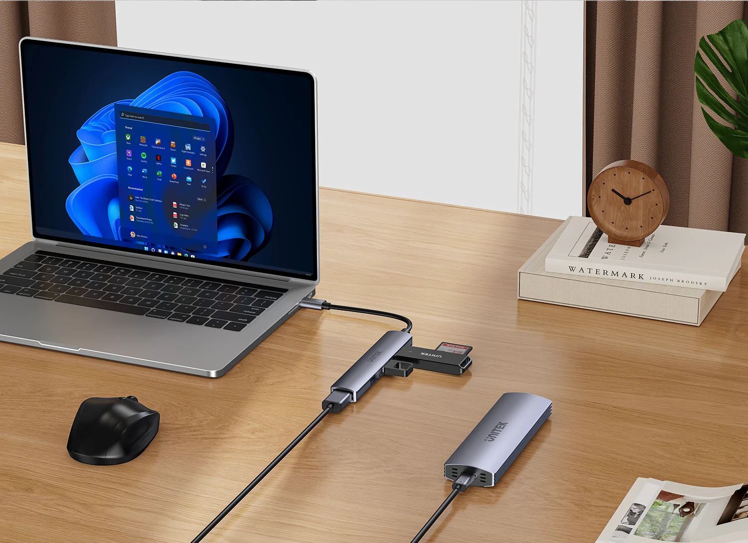 UNITEK H1208B USB-C Hub 4-Port UNITEK H1208B USB-C Hub 4-Port USB-A 5Gbps - UTECH