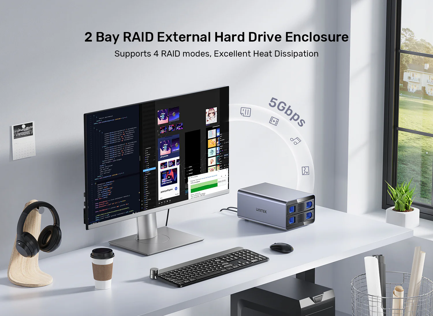 UNITEK 2-Bay RAID Enclosure Price in Pakistan UNITEK S1308B01-EU 2-Bay RAID HDD Enclosure - UTECH