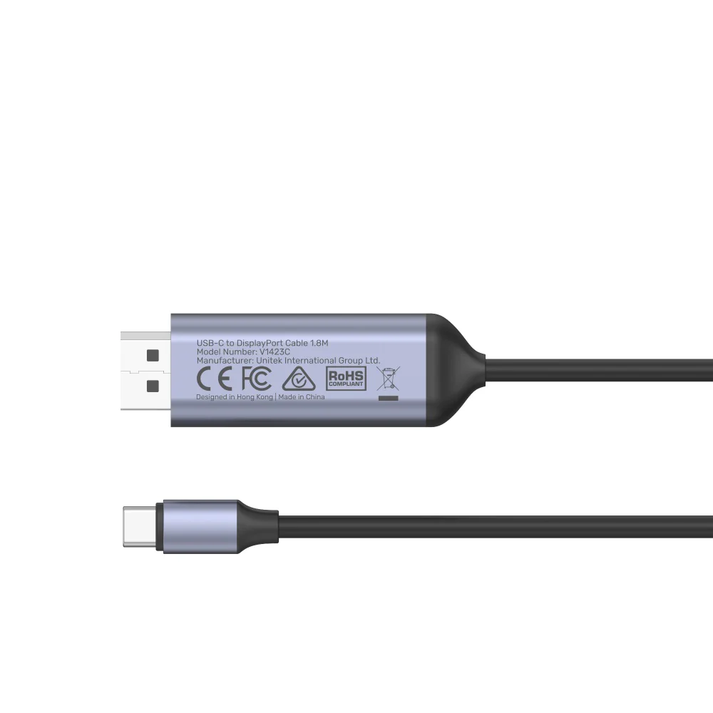 UNITEK V1423C USB-C to DisplayPort 1.4 Cable 8K - UTECH