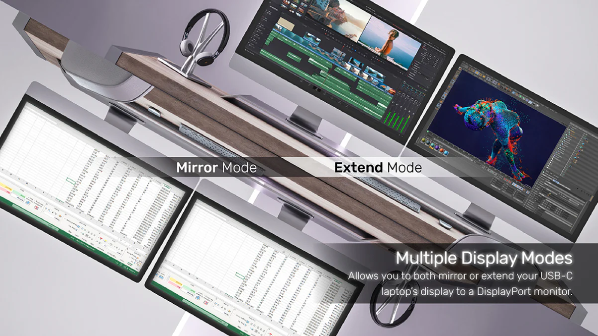 UNITEK V1423C USB-C to DisplayPort 1.4 Cable 8K - UTECH