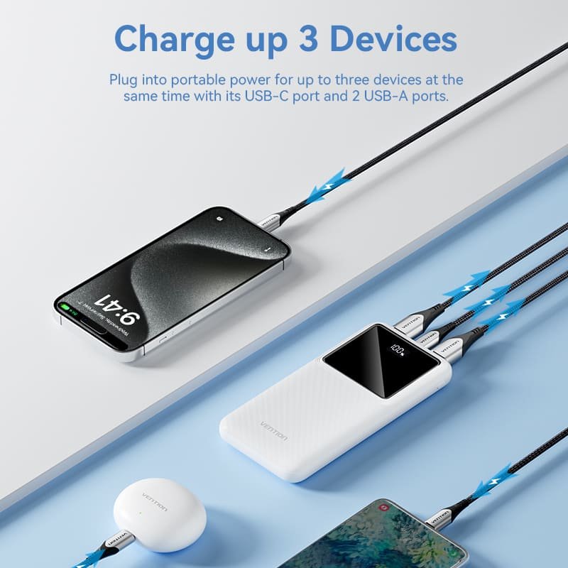 VENTION FHKB0 10000mAh Power Bank 22.5W PD 3.0 - UTECH