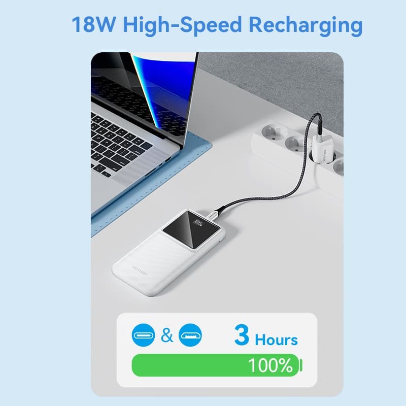 VENTION FHKB0 10000mAh Power Bank 22.5W PD 3.0 - UTECH