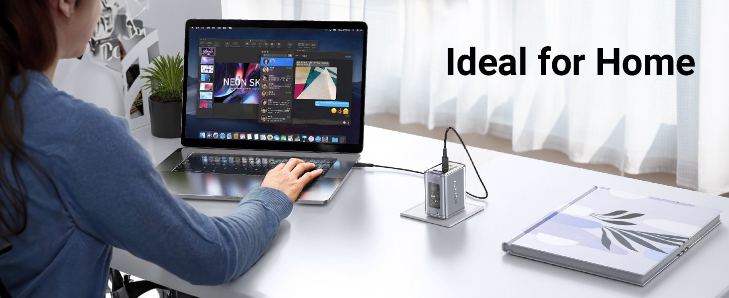 Acefast 65W GaN3 Charger Price in Pakistan Acefast A47 65W GaN3 3-Port Fast Charger - UTECH