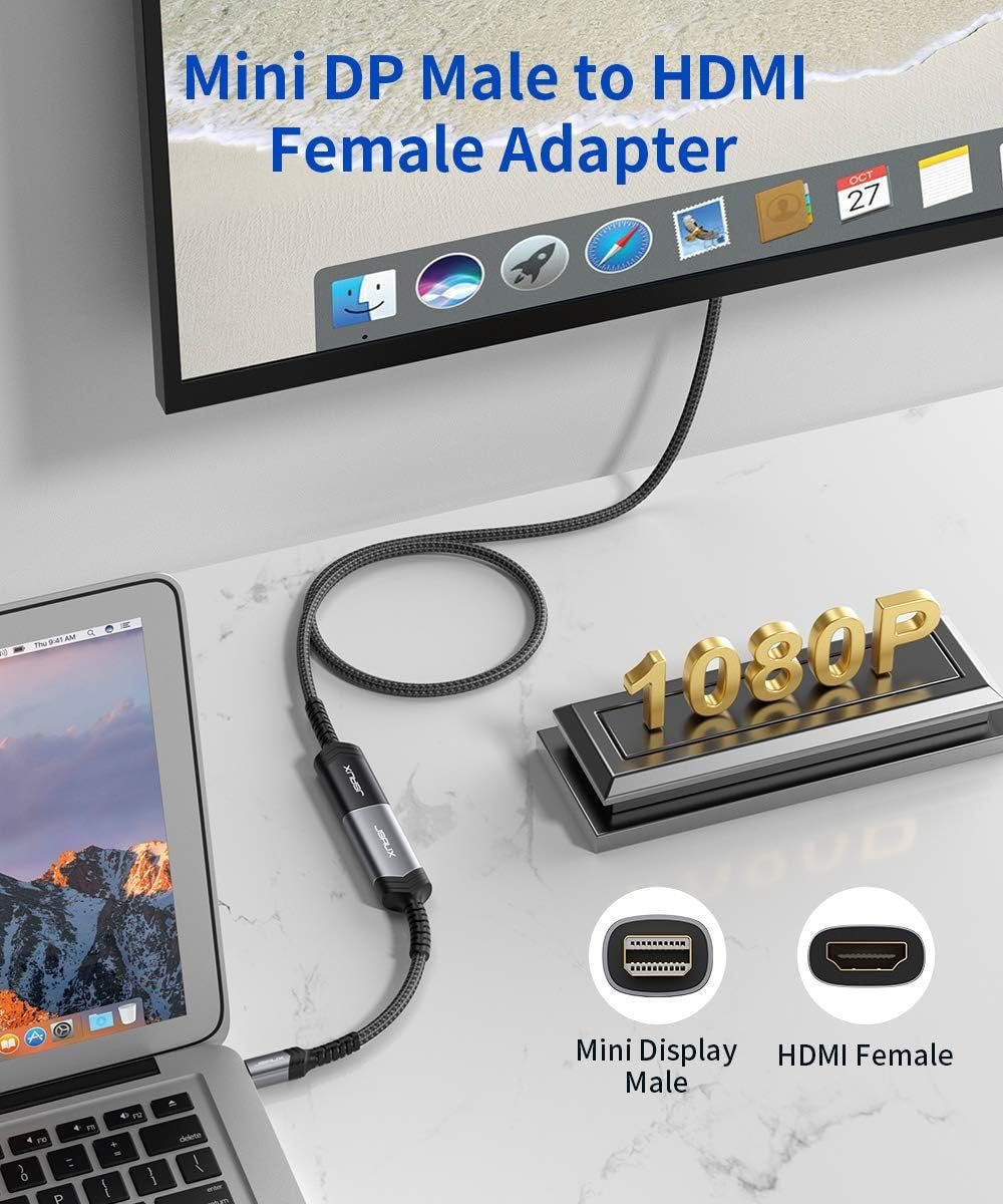 JSAUX CV0020 Mini DisplayPort to HDMI Adapter - UTECH