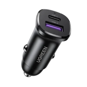 UGREEN 25845 Car Charger 30W PD Dual-Port Super Mini - UTECH