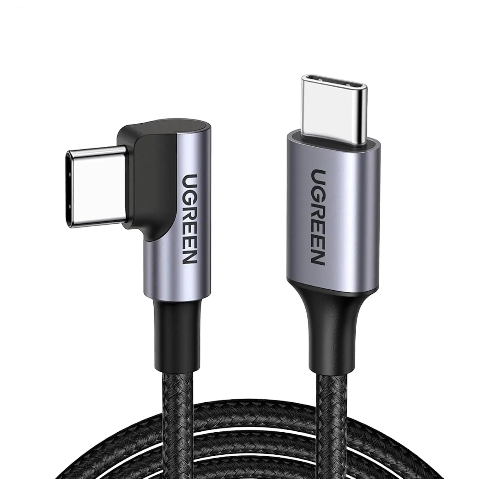 UGREEN 80714ย 60W USB C to USB C Cable 3 Meterย 90 Degree