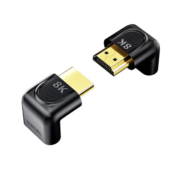 UNITEK OT142BK 8K HDMI Right Angle Adapter 90° - UTECH
