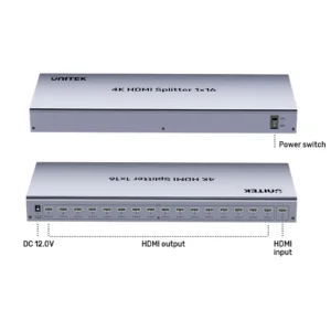 UNITEK V1137AGY01-EU HDMI Splitter 1 in 16 Out - UTECH