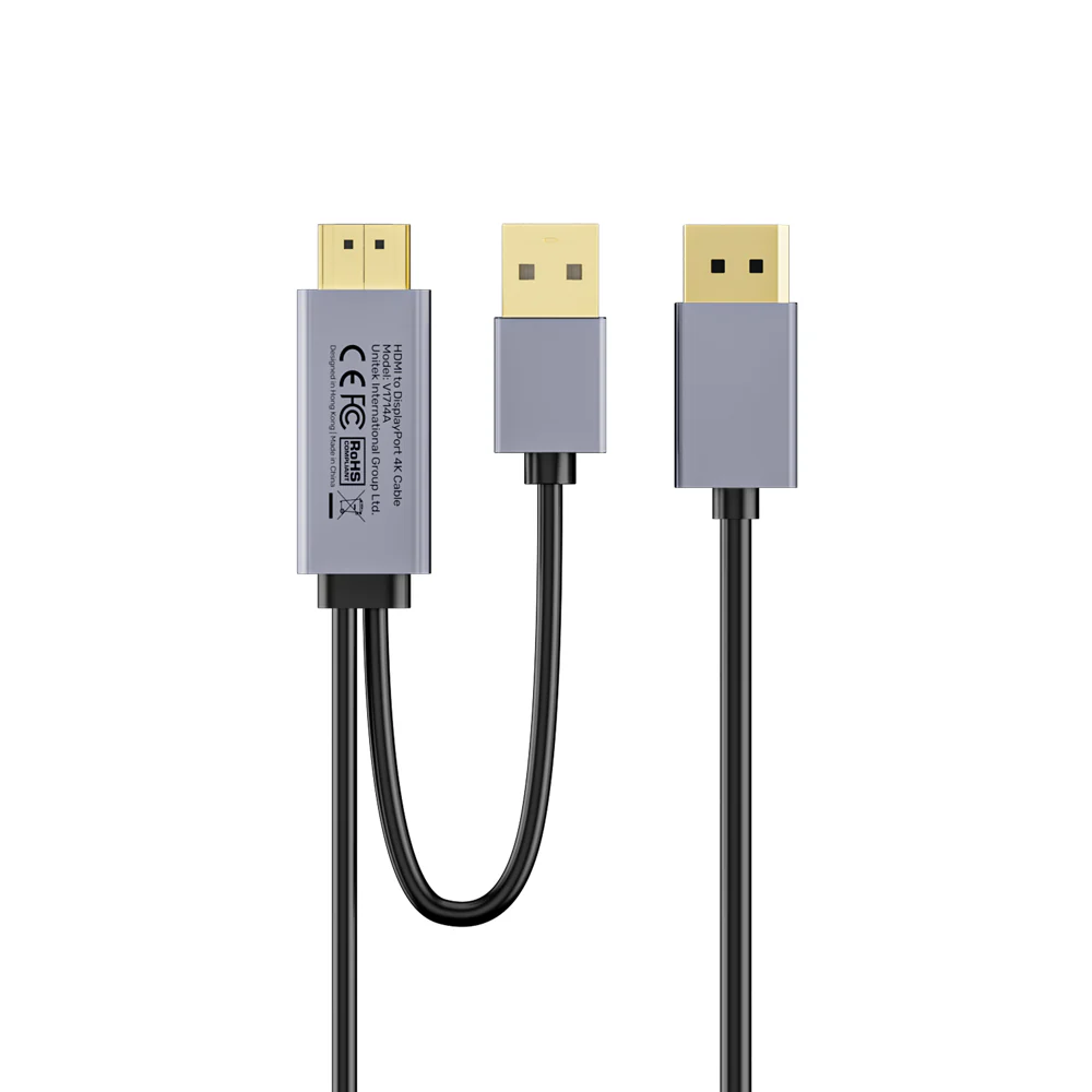 UNITEK V1714AGY01 Active HDMI to DisplayPort Cable - UTECH