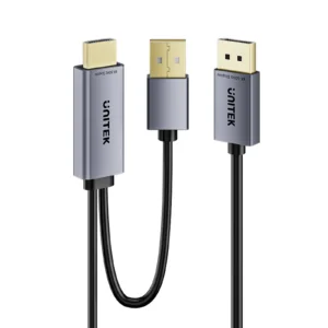 UNITEK V1714AGY01 Active HDMI to DisplayPort Cable - UTECH